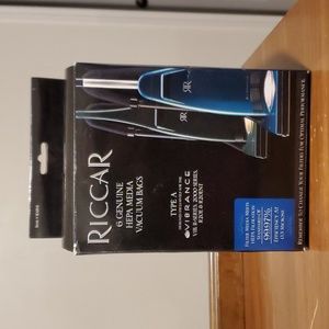 Riccar Type A Vacuum Bags   *3/$30